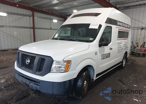 2014 Nissan Nv Cargo Nv2500 Hd S V6 z USA, uszkodzony, nr VIN 1N6BF0LX1EN107128